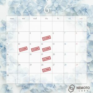 6月スケジュール